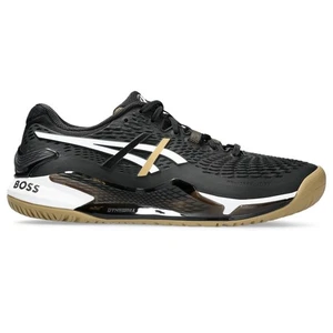 Asics x BOSS Gel Resolution 9 NEW 1041A453-001 Black Camel White Hard Court HC - Picture 1 of 7