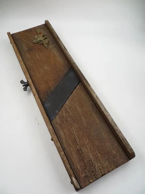 Antique 1800s Wooden 19" Mandolin Slicer Cabbage Wall Decor Eagle Accent USA - Image 1 of 4