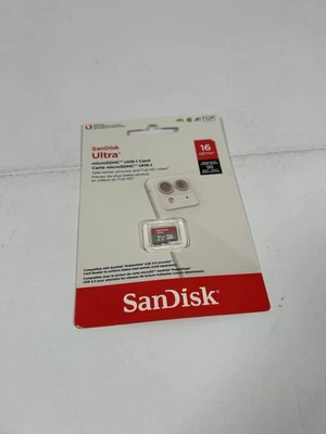 SanDisk Ultra 16 GB Micro SD Class 10 microSDHC Memory Card - Image 1 of 4
