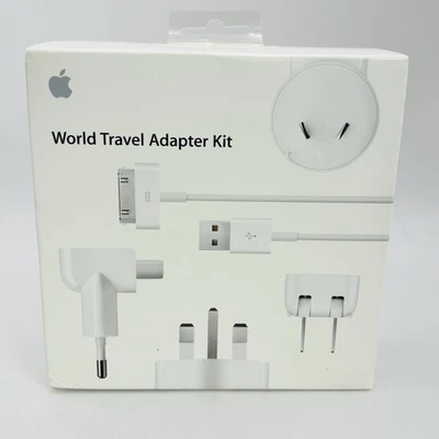 Apple World Travel Adapter Kit MB974ZM/B *New* For Vacation w/ iPad iPhone iPod - Image 1 of 4