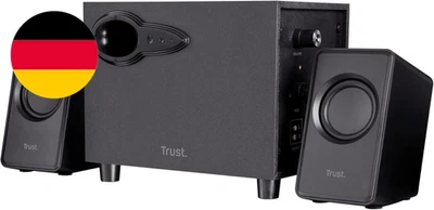 Trust Avora 2.1 PC Lautsprecher Mit Subwoofer, 18 W (9 W RMS), Computer Boxen, K - Bild 1 von 4
