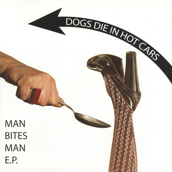 Dogs Die In Hot Cars - Man Bites Man EP - Used Vinyl Record 7 - Y12z - Imagem 1 de 1
