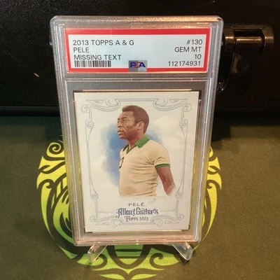 2013 Topps Allen & Ginter 130 Pele Missing Text Brazil RARE PSA 10 🐐📈🔥 - Image 1 of 3