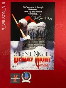 Robert Brian Wilson signed 11x17 photo Silent Night Deadly Night Beckett COA - Picture 1 of 2