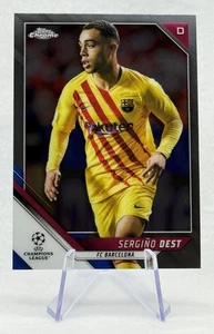 Sergino Dest 2022 Topps Chrome UEFA #81 FC Barcelona - Picture 1 of 2