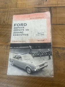 Ford Zephyr, Zephyr V6, Zodiac, Executive Mark IV From 1966 - Picture 1 of 4