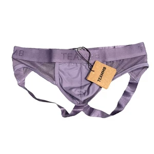 NUOVO TEAM8 Jockstrap Low-Rise Viola Taglia Media Uomo Nuovo con etichette Straps Jock - Foto 1 di 11