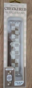 Prime Connect Apple Watch Band Fits 38/40/41mm Watch straps band Checkered - Zdjęcie 1 z 5