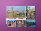Postcard - Vintage Worcester Cathedral Edgar Tower High Alter Nave River Severn
