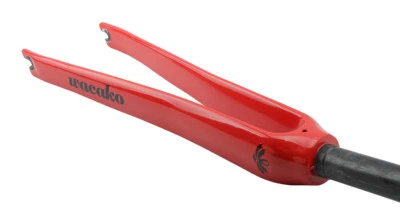 Carbon Fiber Bicycle Forks Straight Tube Rigid Forks 700C Road Bike Forks 28.6mm - Image 1 of 4