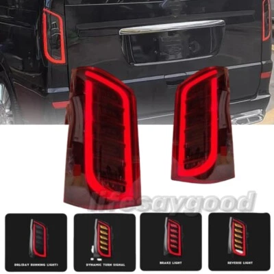 Dynamic LED Tail Light Rear Brake Lamp For Mercedes Benz Viano Vito W639 2004-15 - Image 1 of 4