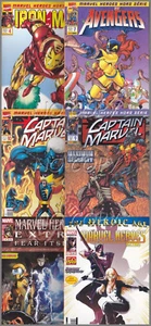 COMICS MARVEL HEROES Hors série lot de 4 N° 4/7/9/10 2001/2002 et EXTRA N° 6/10 - Picture 1 of 1