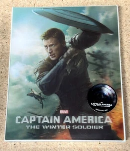 Captain America The Winter Soldier Blu-ray Steelbook Novamedia Korea New Sealed - Picture 1 of 4