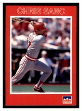 1990 Starline Long John Silver #20 CHRIS SABO Cincinnati Reds ~F8JJ