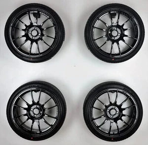 Fiat 500 Abarth MAK XLR Radsatz 7Jx18 Et 35 Schwarz Glanz 215/35R18 Nexen Brembo - Bild 1 von 8