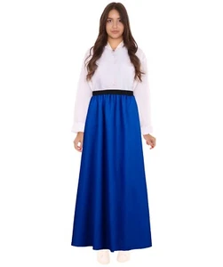 Women's White Shirt Blue Skirt for Grandma Ghost Cartoon Costume, HC-353 - Picture 1 of 6