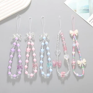 Beaded Phone Wrist Strap Anti-Lost Lanyard Mobile Phone Chain Phone Lanyard - Zdjęcie 1 z 13