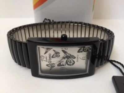 Nuevo Reloj de Pulsera Expansión Genuino Breo Grande Colorido Esfera Mariposa Foto 1 de 2