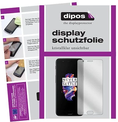 2x Pellicola per OnePlus 5 Protettiva Protezione Schermo Cristallo dipos - Immagine 1 di 4