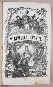 LORENZ FRIES: CRÓNICA DE WURZBURGO, 1. Volumen 1848, primera edición ilustrada - Imagen 1 de 14