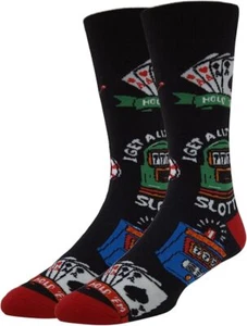 ooohyeah Men’s Funny Saying Crazy Crew Socks, Cool Novelty Comfort Cotton - Picture 1 of 1
