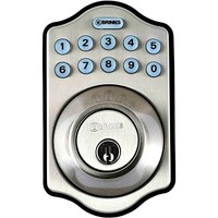 Brink's Electronic Deadbolt in Satin Nickel Finish