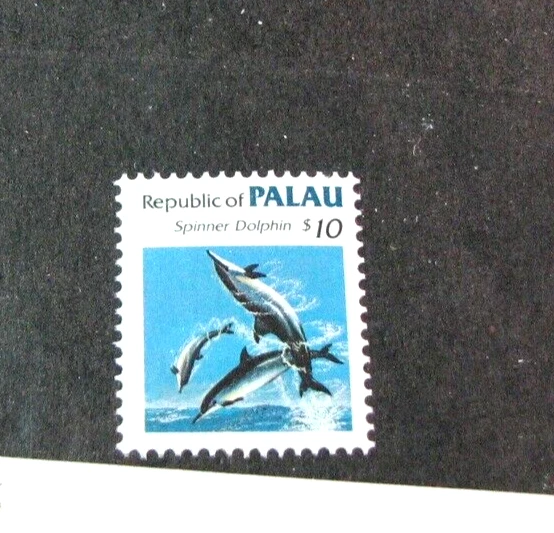 Palau Plate Block Scott# 85 Spinner Dolphins 1985 MNH  L743 - Image 1 of 1