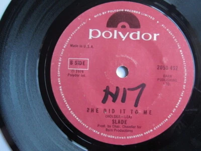 Slade -  the bangin man / zhe did it to me - 1974 - 7'' vinyl Polydor 2058 492 - Image 1 of 2