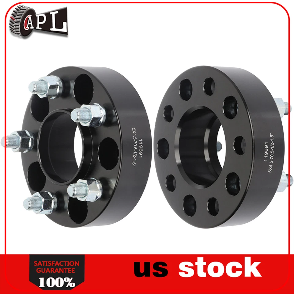 2X 1.5" Thick Hubcentric Wheel Spacers 5x114.3 For 1992-2011 Ford Crown Victoria - Image 1 of 4