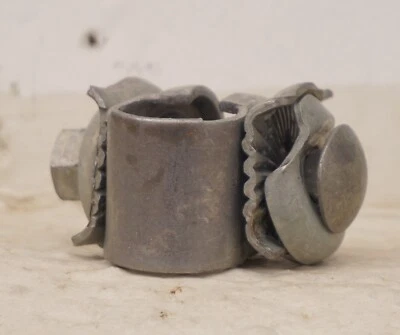 Abrazadera de sillín vintage riel cuadrado acero crucero Schwinn Elgin Shelby Roadmaster Foto 1 de 3