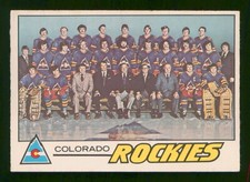 ROCKIES TEAM 1977-78 O-PEE-CHEE 77-78 NO 76 VGEX    52979