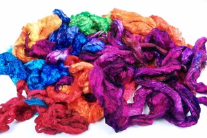 Hand Dyed Mint Fibre Tops Roving Plant Fibers Felting Spinning Weaving Vegan - Picture 1 of 93