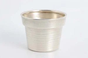 Cartier 925 Silver Small Flower Pot (21.54g.) - Picture 1 of 3