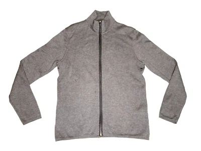 Vintage Y2K PRADA *Distressed* Grey Wool Cardigan Made in Italy - Size: 54/Large - Image 1 of 4