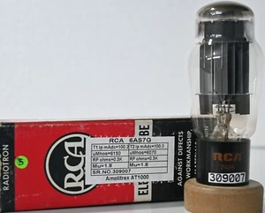 6AS7G RCA Power Tubes Made in U.S.A Amplitrex Tested 1 Pc - Picture 1 of 13