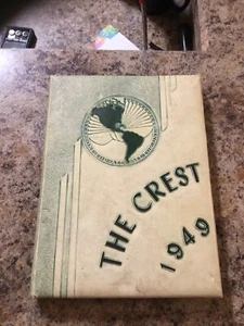 The Crest 1949 Annuario San Marcos Academy San Marcos TX Usato Delicatamente Spedizione Gratuita - Foto 1 di 24