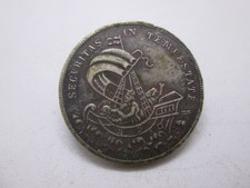 Button Securitas in tempestate. 19th century