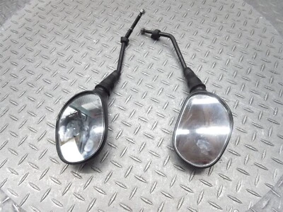 2007 06-08 Piaggio MP3 250CC Scooter OEM Rearview Rear View Mirrors Pair Lot - Image 1 of 4