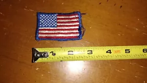 Toppa bandiera militare americana vintage anni '60 ricamato cucito USA - Foto 1 di 2