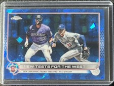 2022 Topps Chrome Sapphire Freddie Freeman & Bryant New Tests For The West #US4