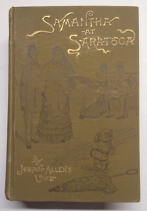 Samantha at Saratoga, by Marietta Holley, 1887 - Imagen 1 de 8