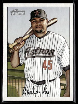 Carlos Lee - 2007 Bowman Heritage #144 Houston Astros - Image 1 of 2