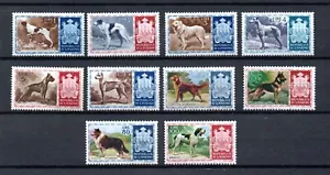 San Marino 1956 old set dogs/Hunde stamps (Michel 547/56) MNH - Picture 1 of 2