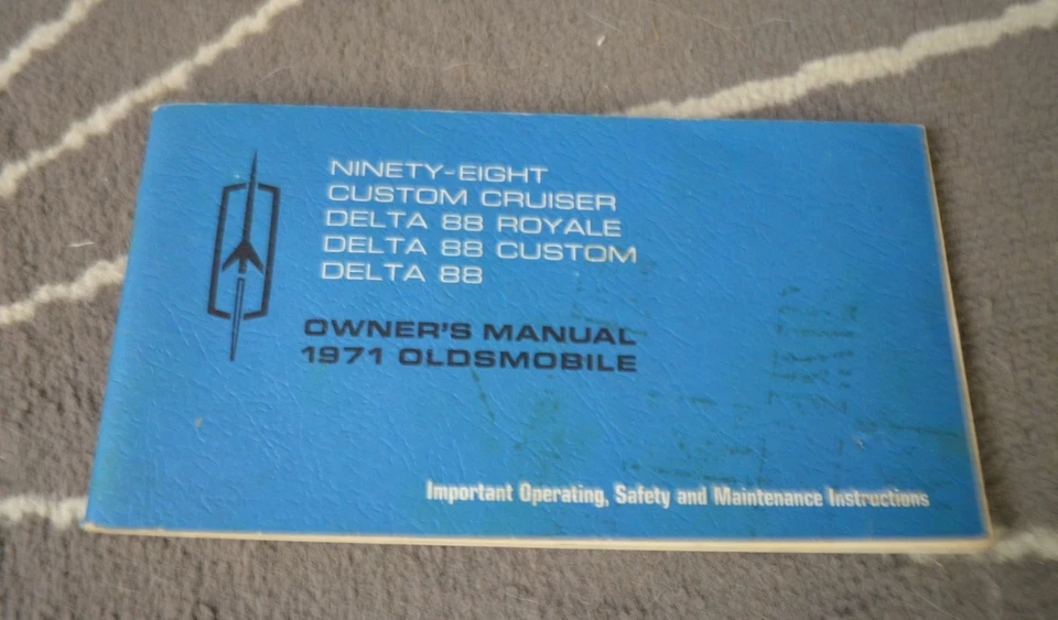 1971 Oldsmobile Ninety-Eight, Custom Cruiser, Delta 88 Royale, Custom -  MANUAL - Изображение 1 из 1