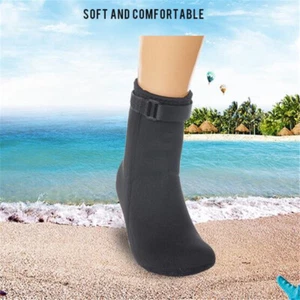 3 Sizes 3MM Unisex Adults Neoprene Diving Swimming Surfing Snorkeling Socks - Picture 1 of 9