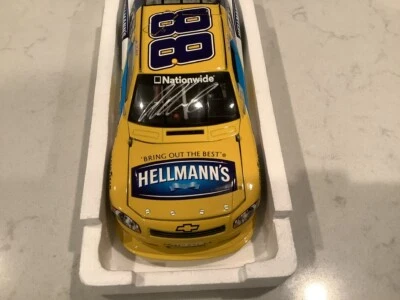 ARIC ALMIROLA AUTOGRAPHED 2011 CHEVY IMPALA HELLMANN'S DIECAST &AUTOGRAPHED CARD - Image 1 of 4