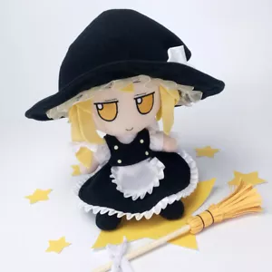 Kirisame Marisa Peluche Bambola Anime TouHou Project Cosplay Collezione Giocattolo Regalo 20cm - Foto 1 di 5