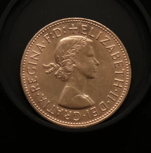 Britische 1 Penny Münze - Queen Elizabeth II - 1967 Jahrgang - Bild 1 von 2