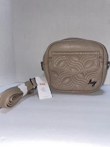 Lug Swing Vegan Leather Convertible Crossbody Purse NWT Tan Color - Picture 1 of 5