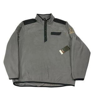 5.11 Tactical Apollo Tech Fleece Snap Pullover Herren XXL Grau Neu Mit Etikett - Bild 1 von 13
